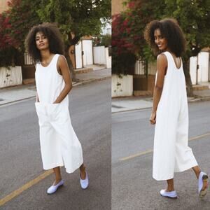 llana Kohn Milo Jumpsuit in White